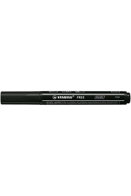 Marker acrilic Free Acrylic T300, negru
