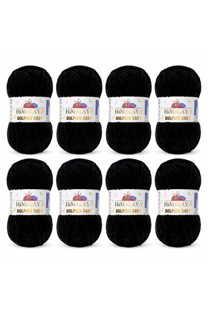 Dolphin Baby 80311- 8 Pieces Blanket Rope Black Velvet Rope