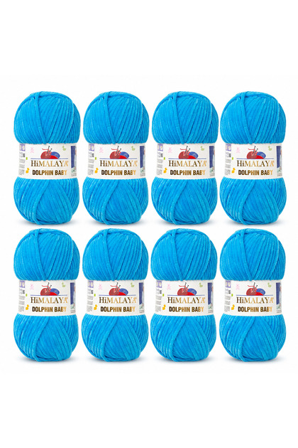 Dolphin Baby 80326- 8 Pieces Blanket Rope Blue Velvet Rope