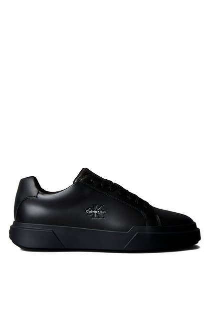 Black Men's Sneakers CHUNKY CUPSOLE LACEUP LTH