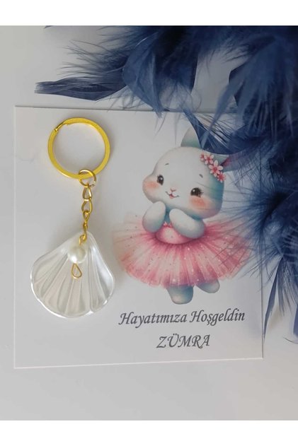 15 Pieces of Pearl Oyster Keychain Promise Engagement Henna Birthday