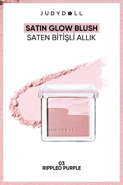 Satin Glow Işıltılı Allık 03 Rippled Purple