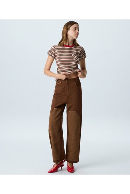PATCH’Lİ SUNİ SÜET PANTOLON