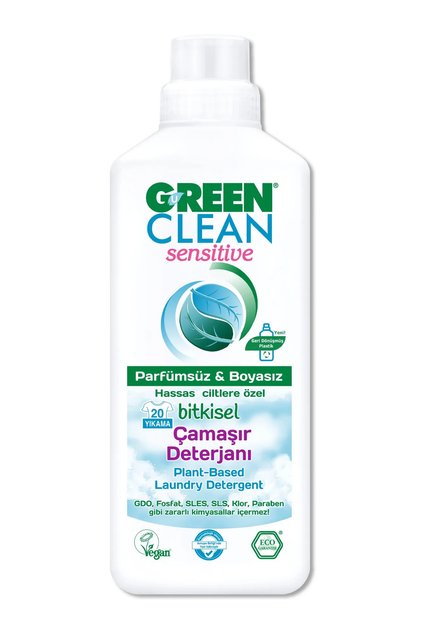 Sensitive Parfümsüz Bitkisel Çamaşır Deterjanı 1000 Ml