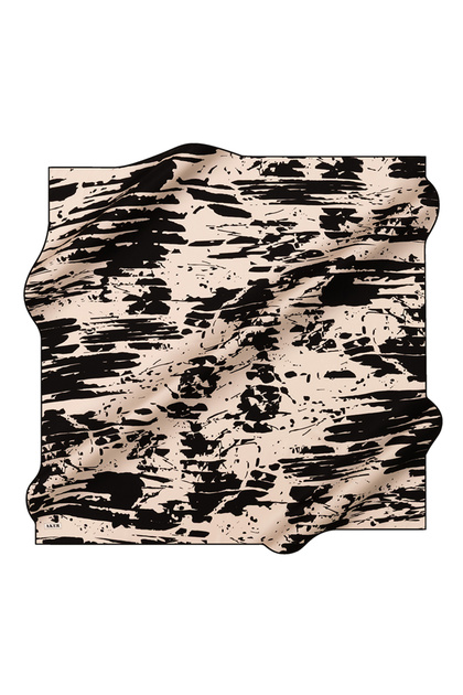 Kemik 90X90 Silk Crepe Satin Scarf