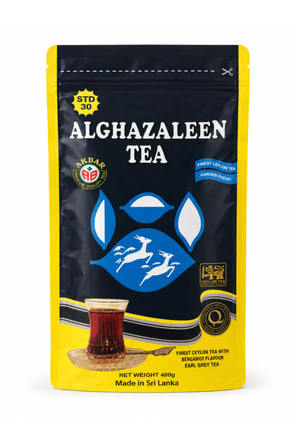 Alghazaleen Tea Earl Grey Dökme Çay 400 Gr Yoğun Bergomat Aromalı