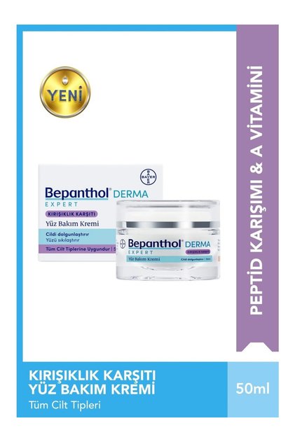 Expert Kırışıklık Karşıtı Yüz Kremi 50 ml Tüm Cilt Tipleri İçin