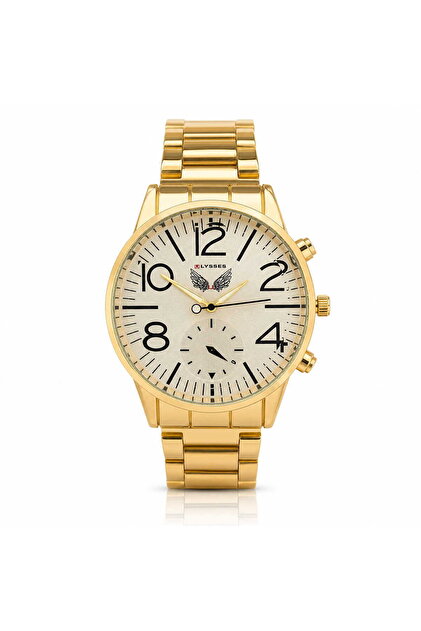 Ceas bărbătesc UB83, Auriu, mecanism Quartz