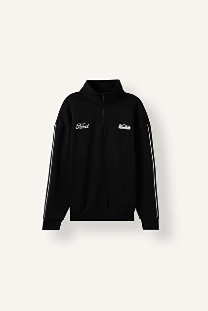 Ford Motor Company Boxy Fit Printed Thick Sweatshirt H4141Ax26Au