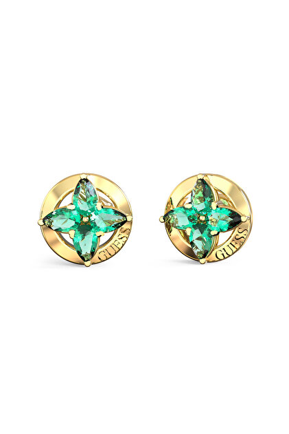 8mm crystal flowers studs