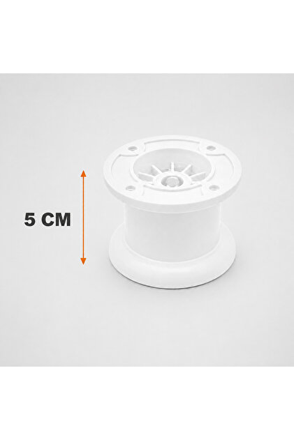 Çok Amaçlı Dolap Ayak, Mutfak Ayak, 5 cm Ayak Ayarlanabilir Ayak 6,2 Cm kadar Uzayabilir 4 Adet