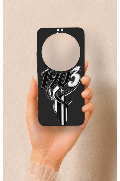 Xiaomi Mi 15 Ultra Compatible Black and White Ivy Patterned Silicone Case