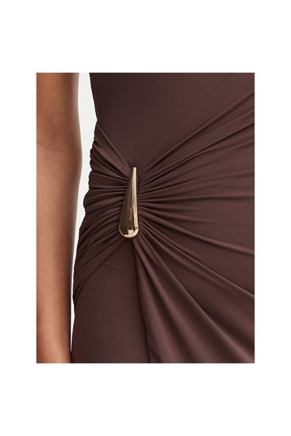 Rochie de seară pentru femei 60435DB Maro
