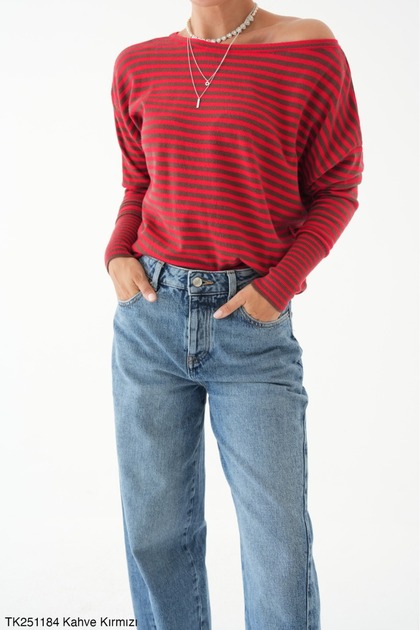 Women's Off-The-Shoulder Thin Viscose Sweater