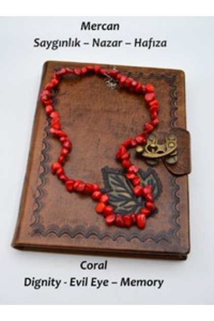 Coral Necklace - Red -