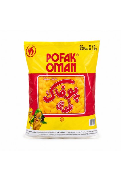 Oman Pofak Potato Chips 12g x Pack of 25