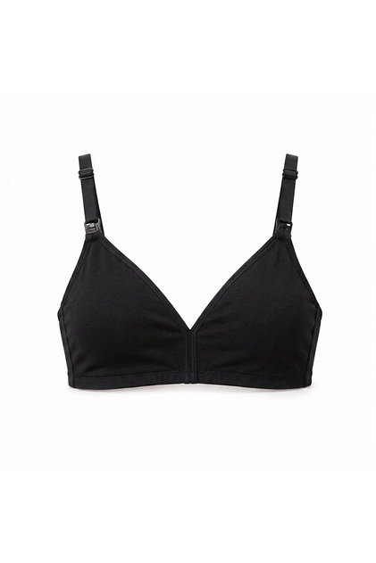 baby mom Anne Kapsız Emzirme Sütyeni Dantel Yaka Strappy