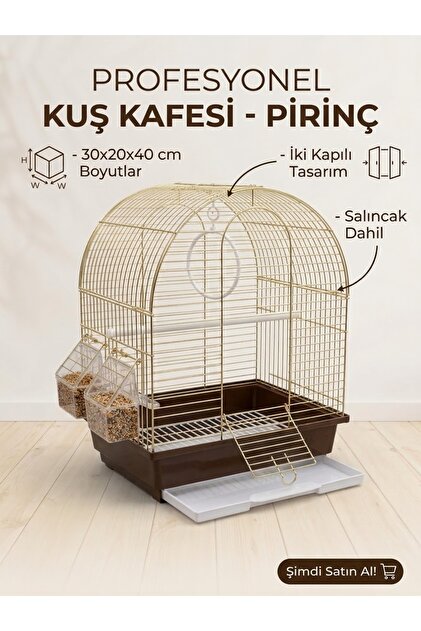 Pirinç Kuş Kafesi