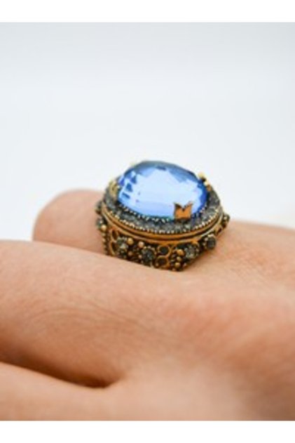Vintage Ring - Blue -