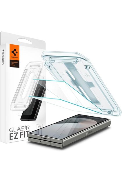 واقي شاشة سبيجن GLAStR EZ-Fit لهاتف سامسونج جالاكسي Z فولد 6، زجاج مقوى للشاشة الأمامية - [2 قطعة]