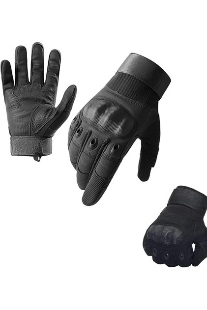 Breathable Motorcycle Gloves, Riding & Cycling Gloves with Non-Slip Grip, Hard Knuckle Protection &