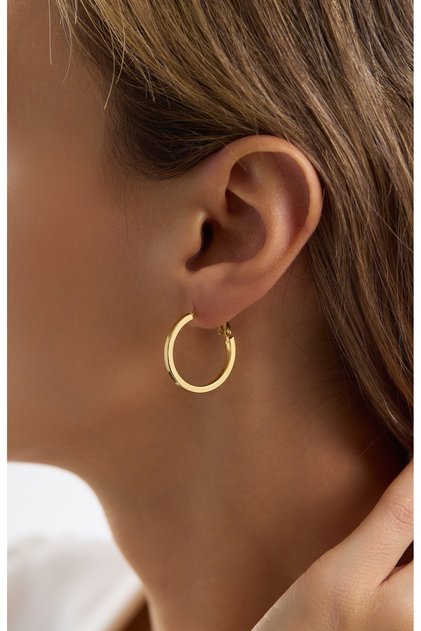 Steel Small Size Hoop Earrings
