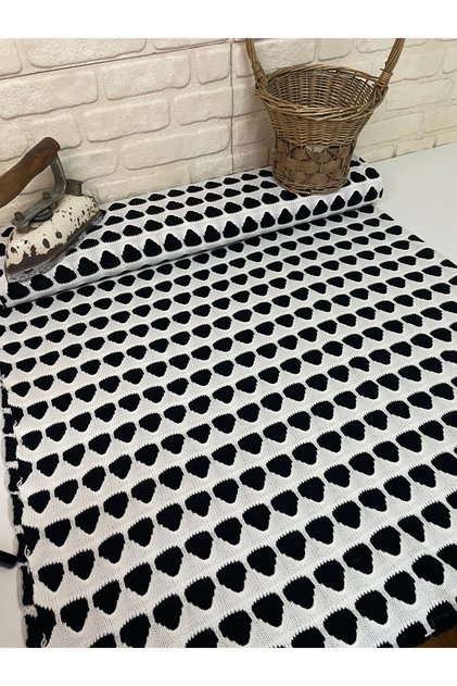Tri̇ko Cotton White / Black