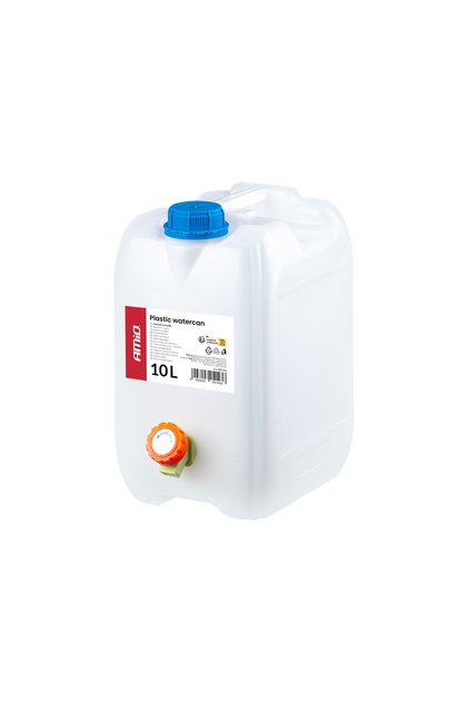 Bidon de apă din plastic cu robinet 10L alb