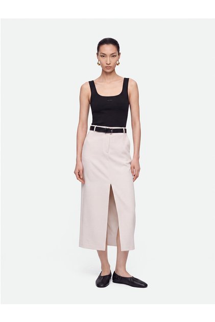 Bisiklet Yaka Crop Top