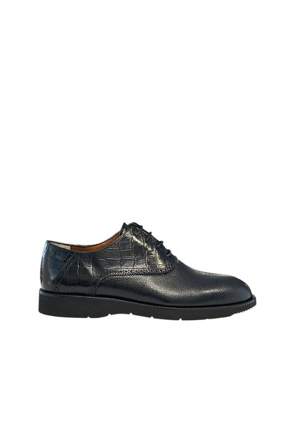 2364 Men's Classic Black Calf Leather Shoes