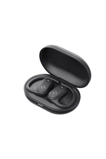 Căști OWS915, Bluetooth 5.4, TWS, Open-Ear, control tactil, negre
