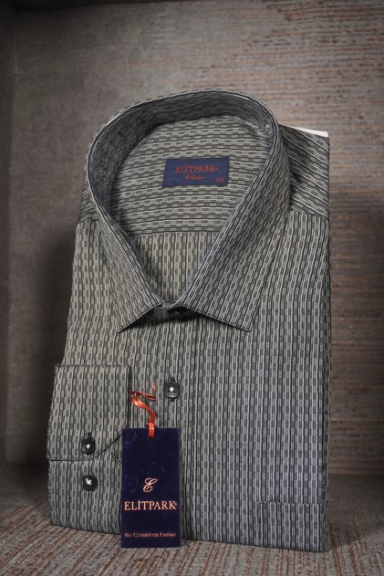 Signature Lines Long Sleeve Cotton Pocket Comfortable Fit Premium Men's Shirt