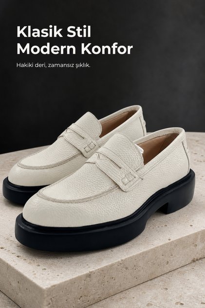 Men's Genuine Leather Casual Loafer Shoes