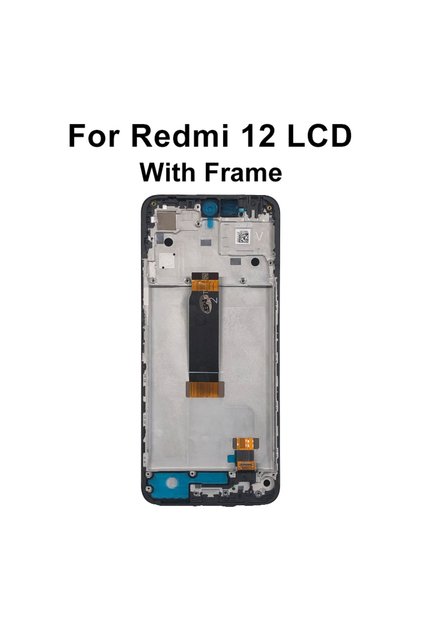 12 With Frame Choice ForXiaomi Redmi 12C LCD 22120RN86G Display Poco C55 Touch Screen Digitizer For