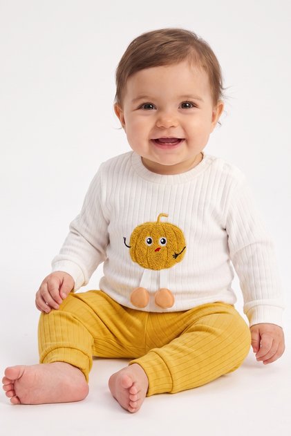 Ball Pumpkin Top and Bottom Set