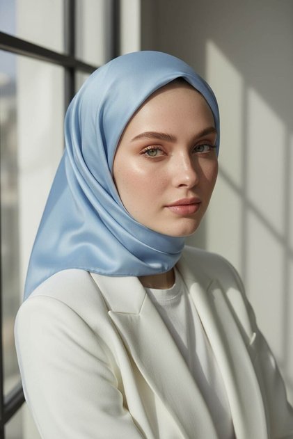 %100 Twill İpek Düz Desenli Eşarp 90x90 Eşarp Dikim Şekli : El Dikişi