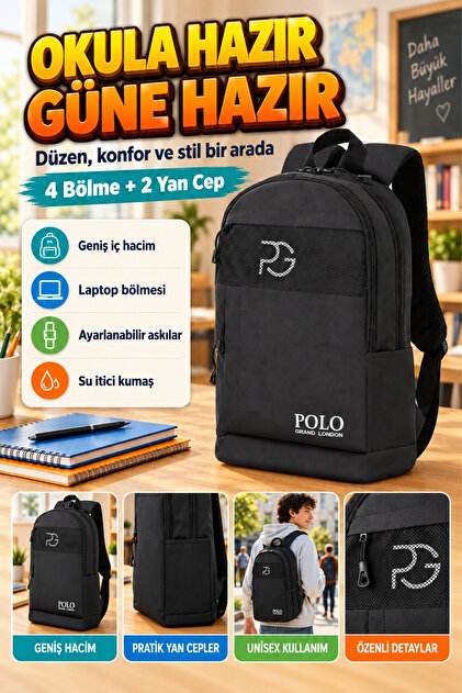 Original Unisex-Schultasche mit großem Volumen, orthopädischer Rückenstütze, mehrfach verstellbaren Riemen, 15,6-16,1 Zoll Laptopfach, für Schüler, Erwachsene, Kinder, Teenager, große schwarze Schultasche für die Mittelschule, die Oberschule und die Universität