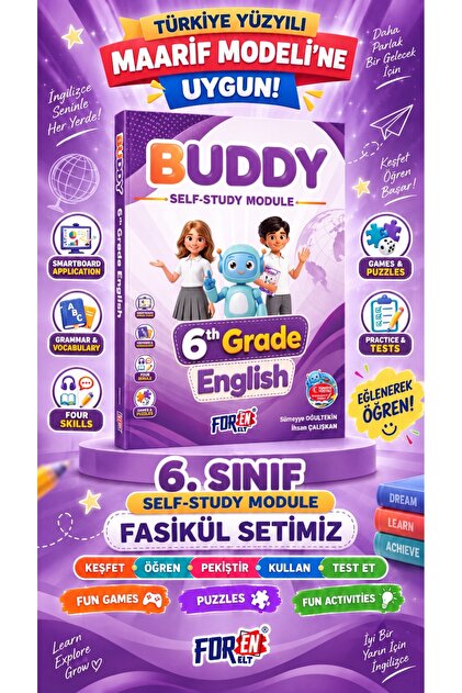 6.SINIF BUDDY SELF STUDY MODULE (9 FASİKÜL)