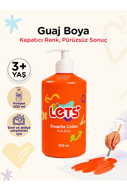 Guaj Boya Turuncu 500 ml