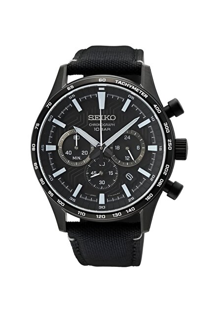 SEIKO クロノグラフ ブラック Seiko Kronograf Herren Uhr Schwarz Ssb417p1 - Fiyatı