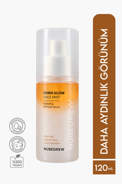 PDRN Somon DNA Glow Face Mist Tonik 120 ml – Ceramide, Niacinamide ve Hyaluronik Asit İçeren Çift Fazlı Nemlendirici Yüz Spreyi