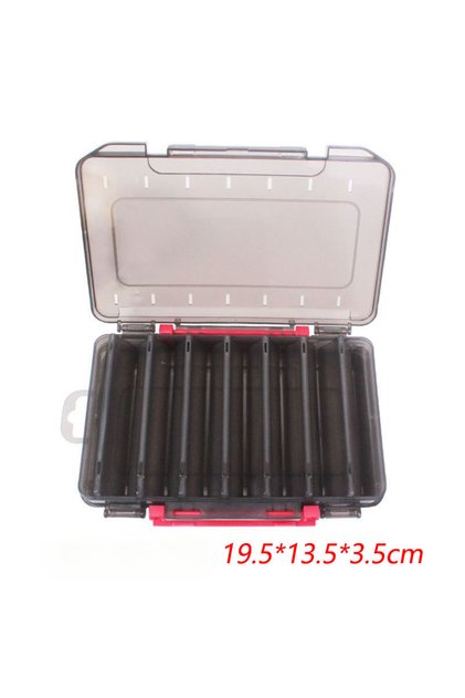 Big black Luya Accessories Box U Size Wooden Shrimp Box Bait Box Storage Box VIB Minobo Climb Transp