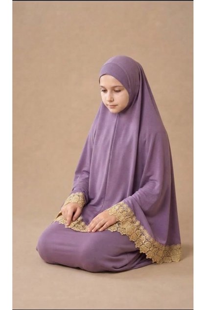 Girl's Prayer Set – 2-Piece Worship Set with Headscarf
