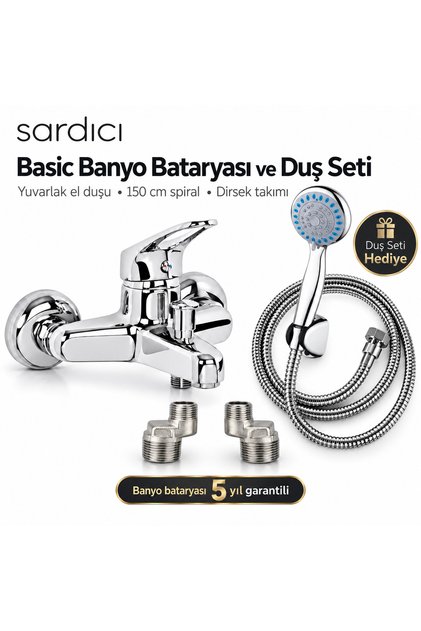 Banyo Bataryası Aç Kapa Özellikli 5 Yıl Garantili Ve Duş Seti