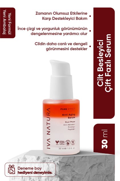 Peptide Supported Anti-Aging Serum, Care That Supports the Appearance of Wrinkles – 30 ml