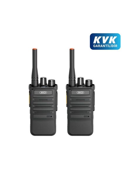 2'li El Telsizi,1200mAh Batarya,Açık Alanda 3-4km,Kapalı Alan 0,5-1km Menzil,Kanal Seçimi,VOX,DJJ01
