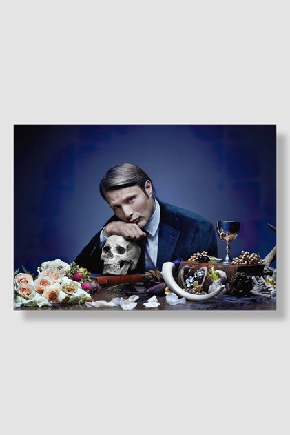 Hannibal Dizi Posteri Yüksek Kaliteli Kalın Parlak Kuşe Kağıdı
