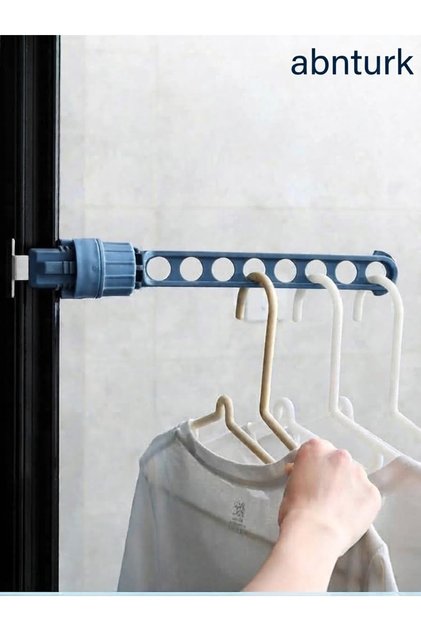 Portatif Kalorifer Petek Tipi Cam Ve Balkon Çamaşır Askısı 5 Delikli 31cm