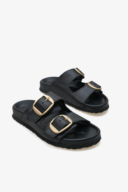 Valeria İnna Women's Genuine Leather Slippers
