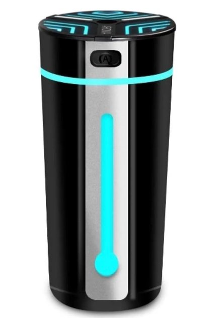 Difuzor de uleiuri esentiale pentru masina cu USB si RGB 300 ml